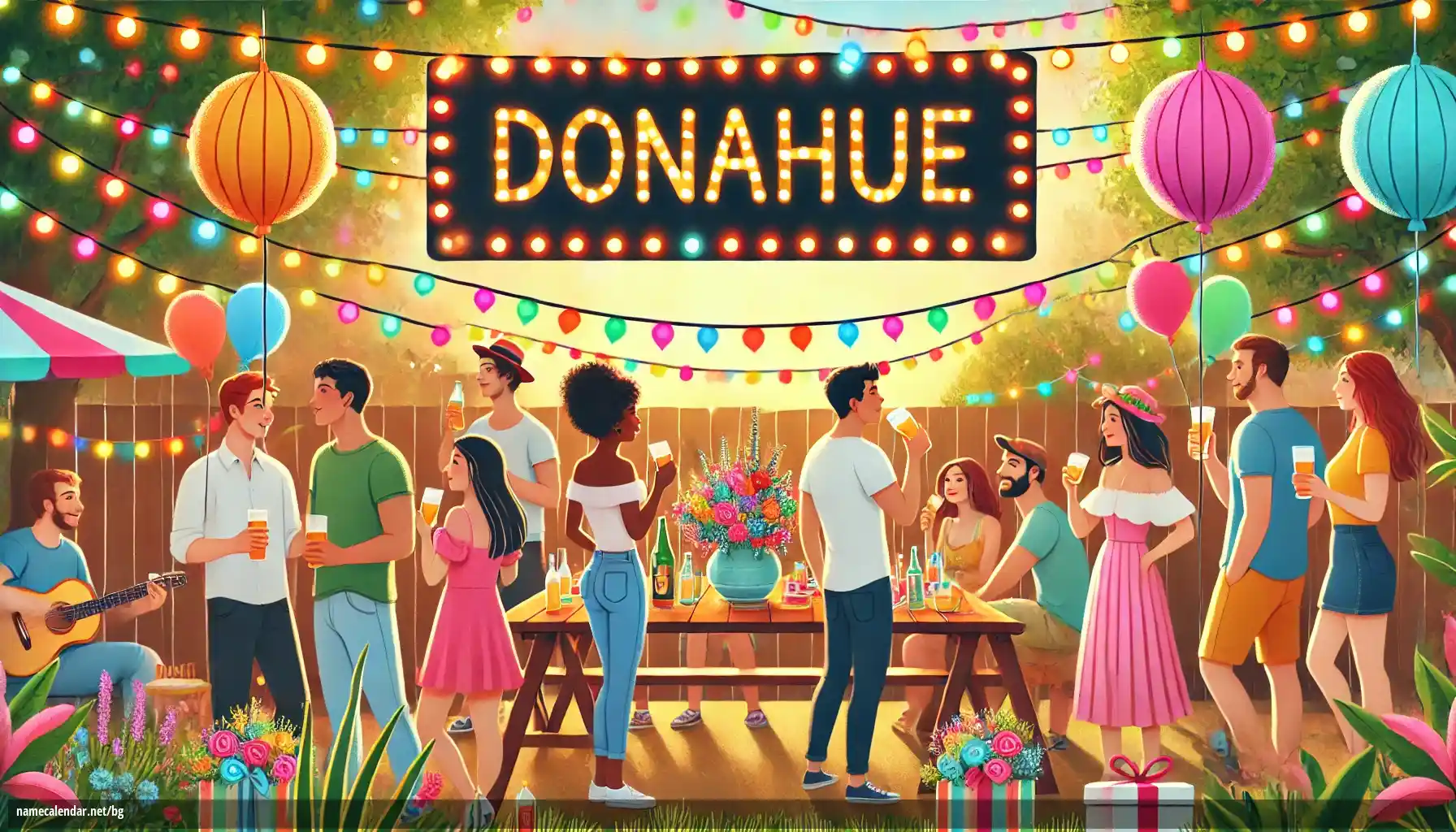 Празнуване на имен ден и име - Donahue