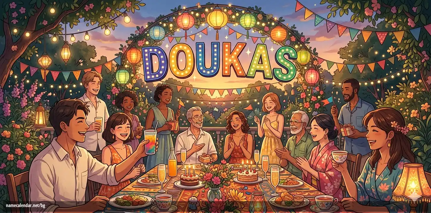 Празнуване на имен ден и име - Doukas