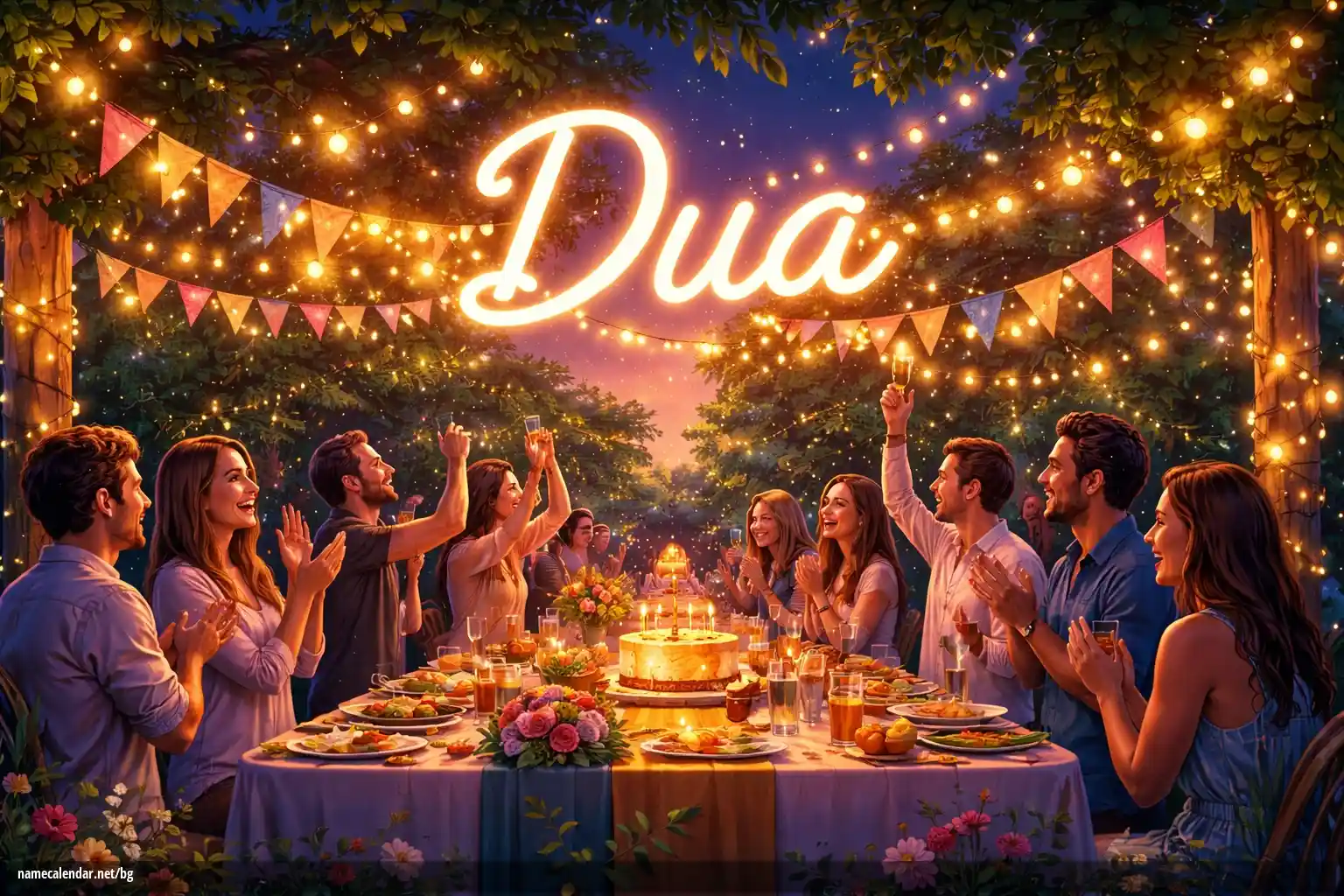 Празнуване на имен ден и име - Dua