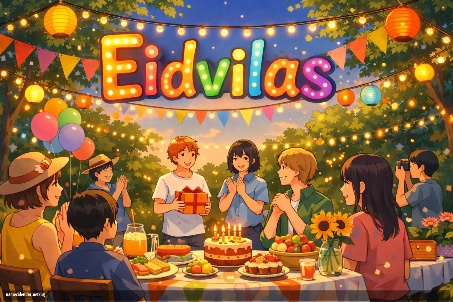 Празнуване на имен ден и име - Eidvilas
