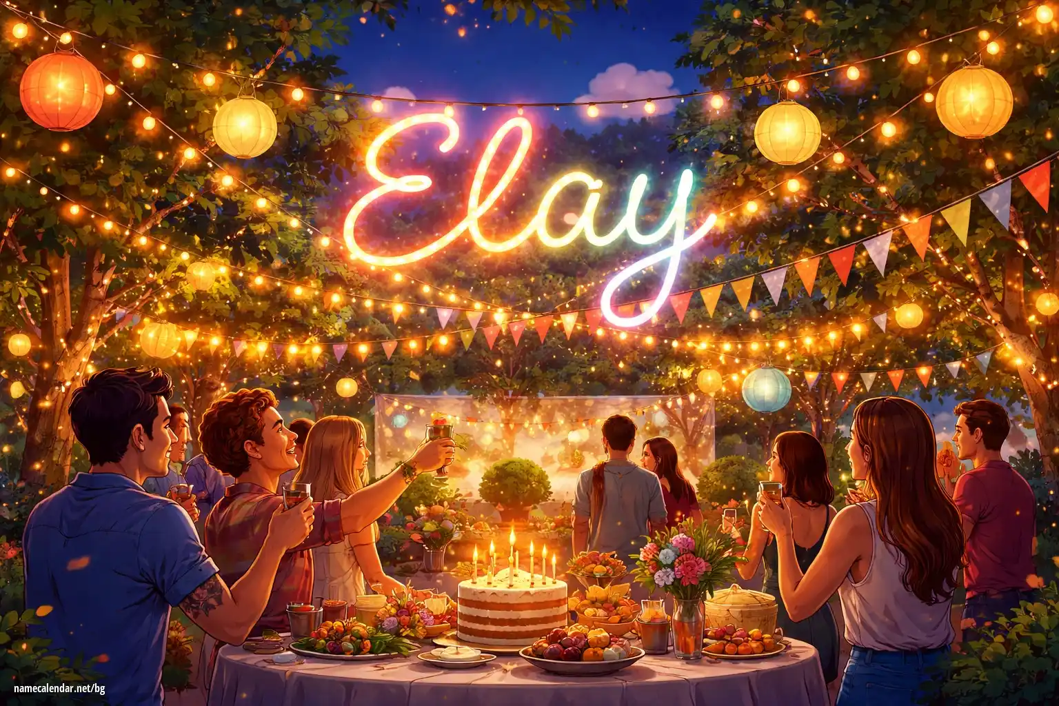 Празнуване на имен ден и име - Elay