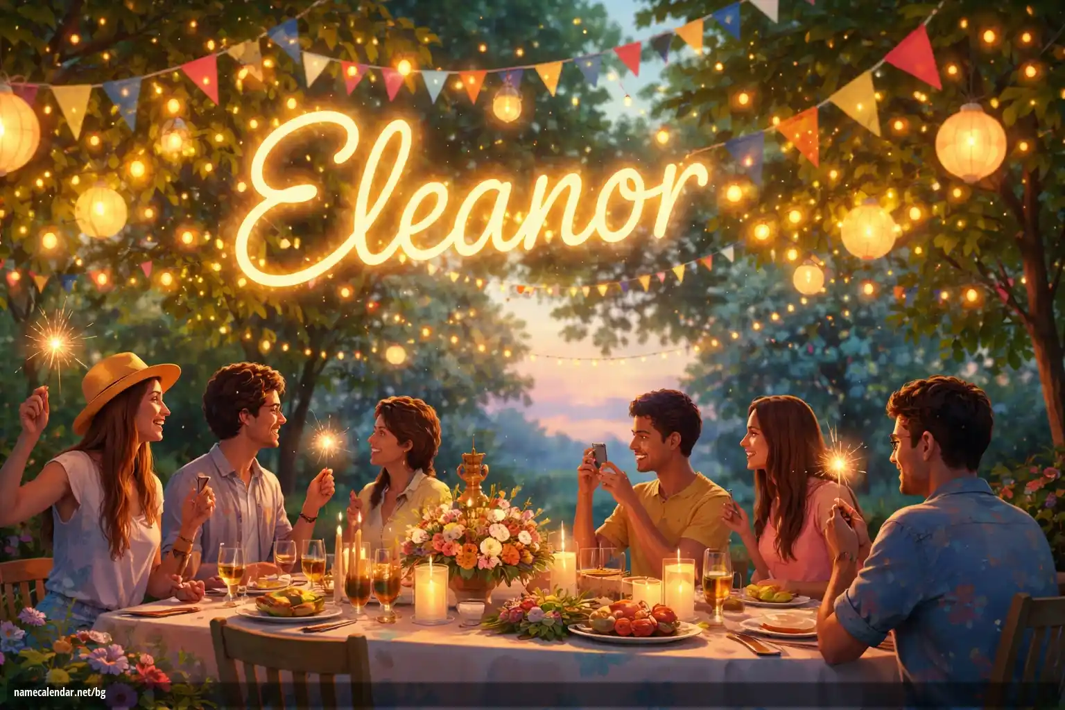 Празнуване на имен ден и име - Eleanor