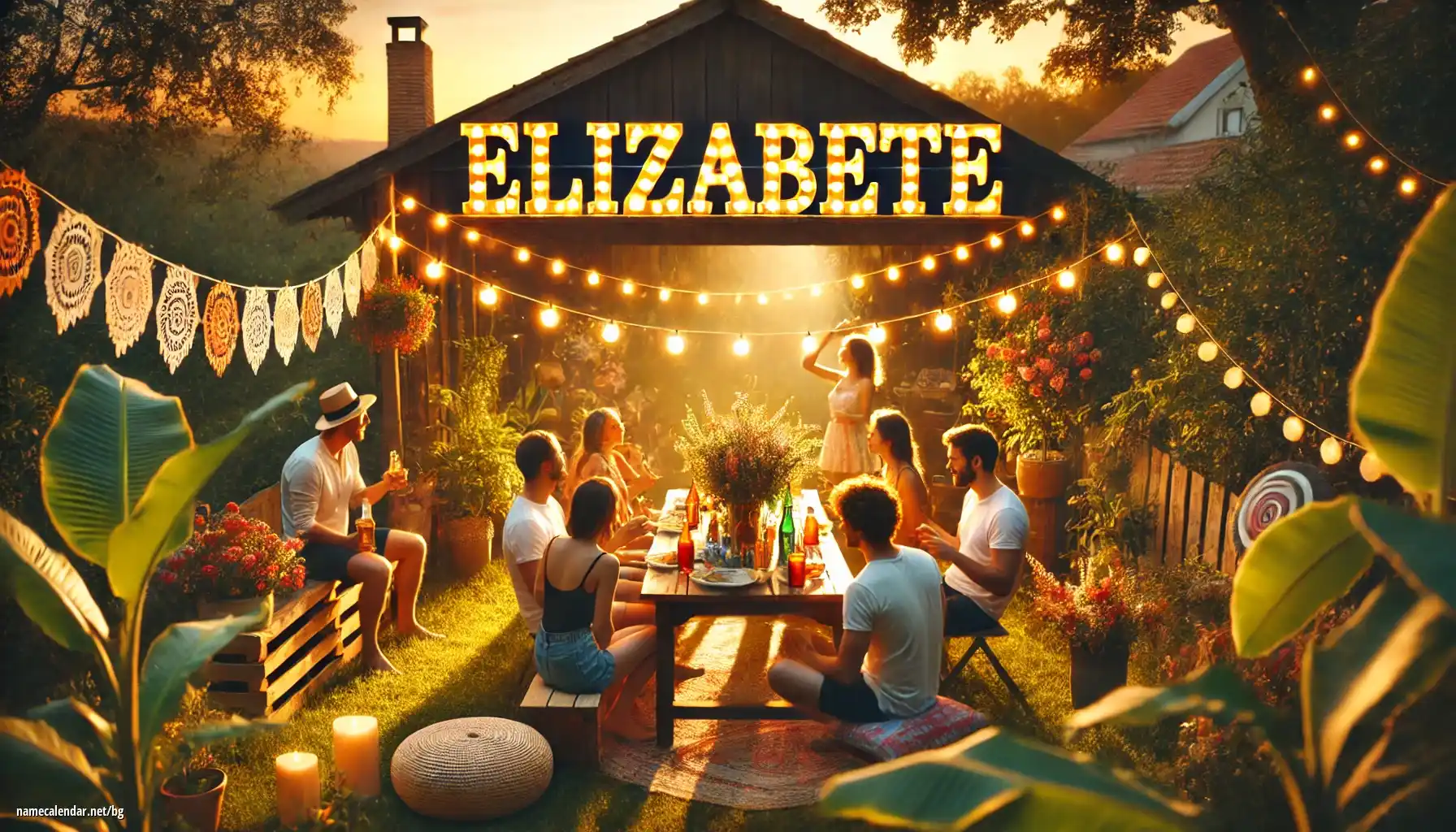 Празнуване на имен ден и име - Elizabete