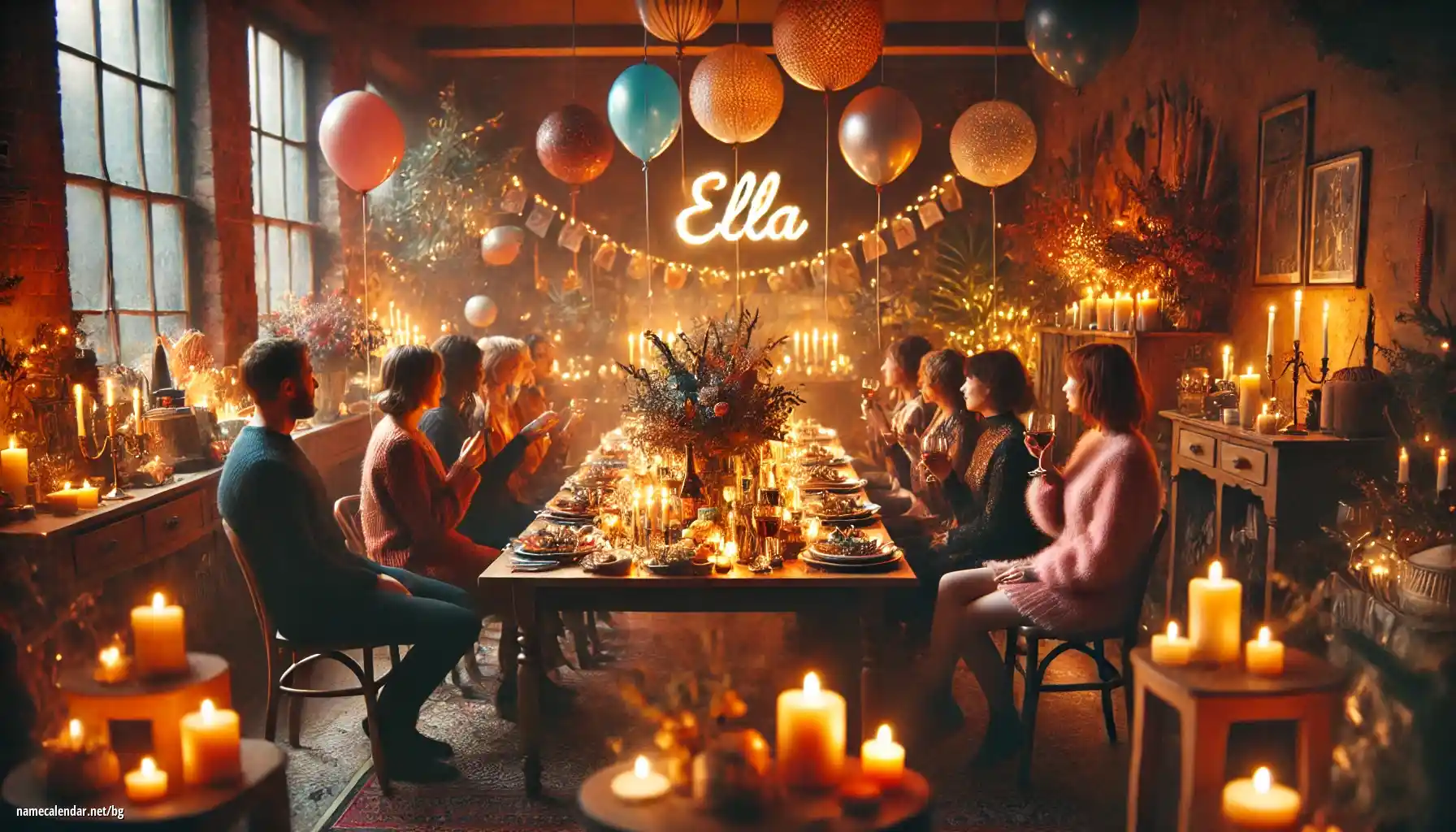 Празнуване на имен ден и име - Ella