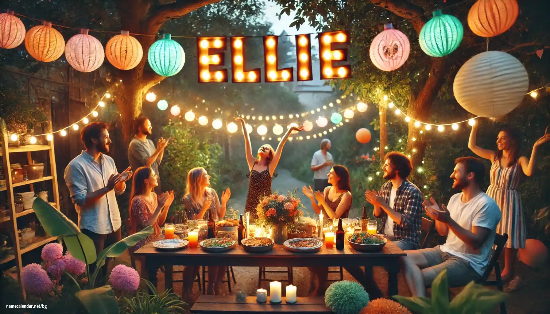 Празнуване на имен ден и име - Ellie