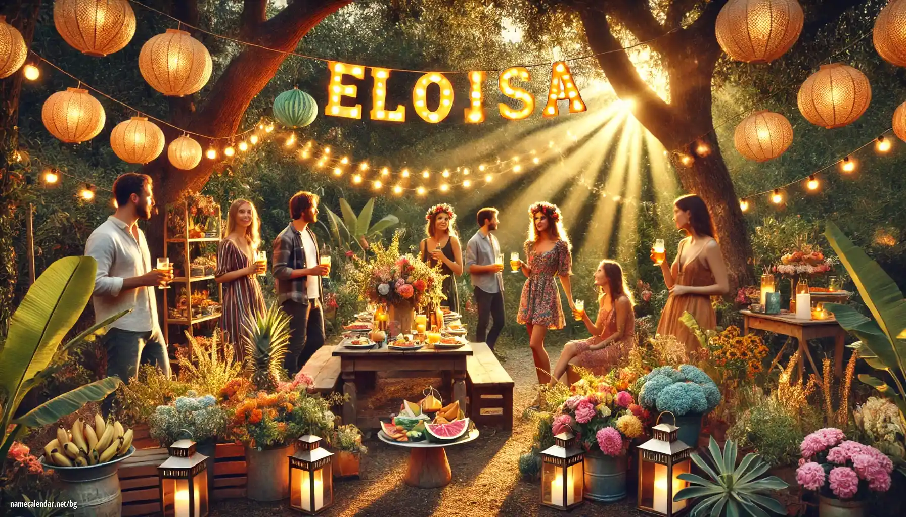 Празнуване на имен ден и име - Eloisa