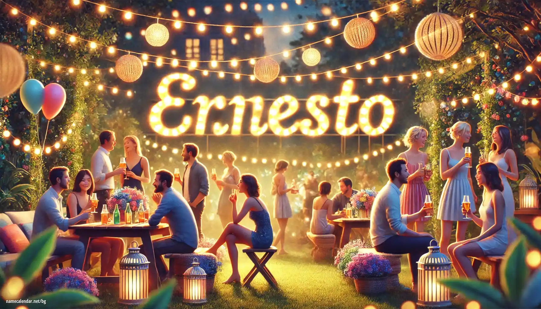 Празнуване на имен ден и име - Ernesto