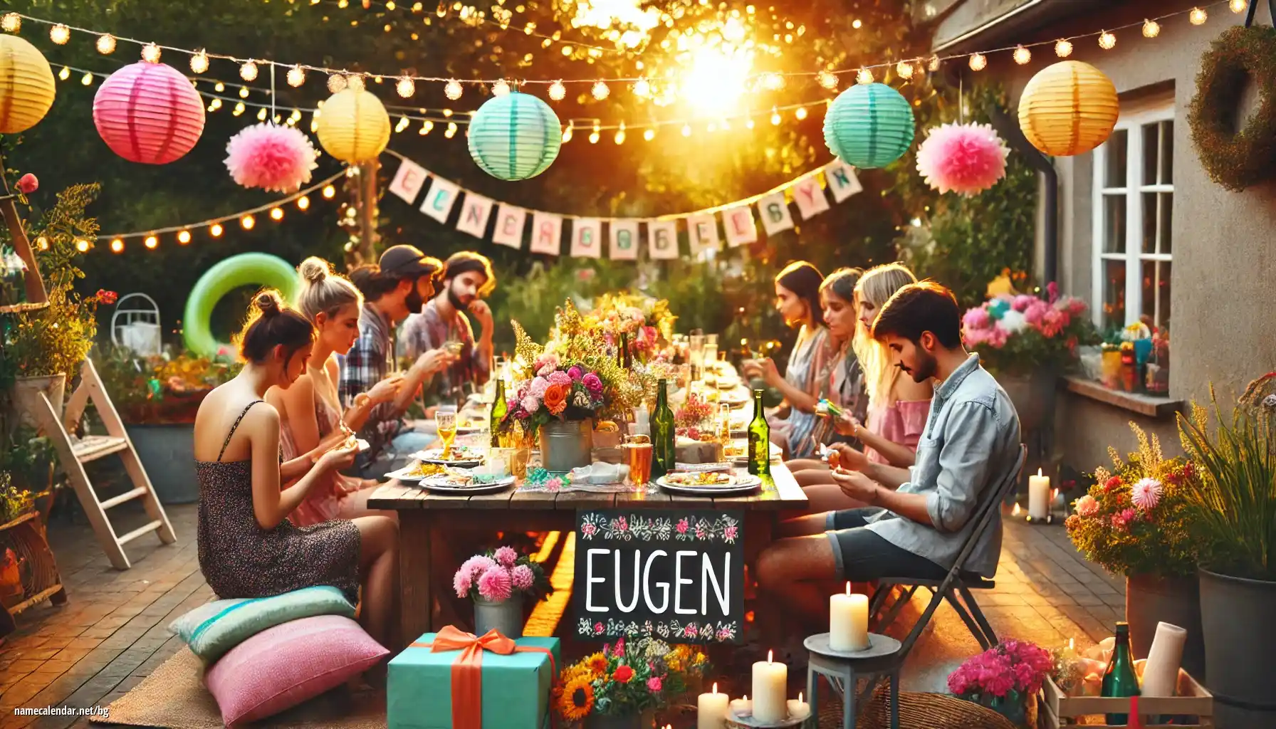 Празнуване на имен ден и име - Eugen