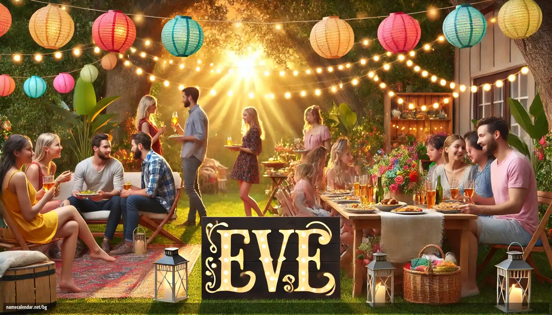 Празнуване на имен ден и име - Eve