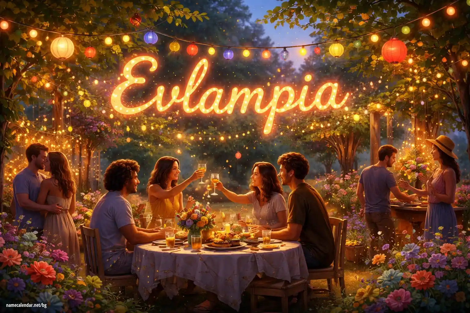 Празнуване на имен ден и име - Evlampia