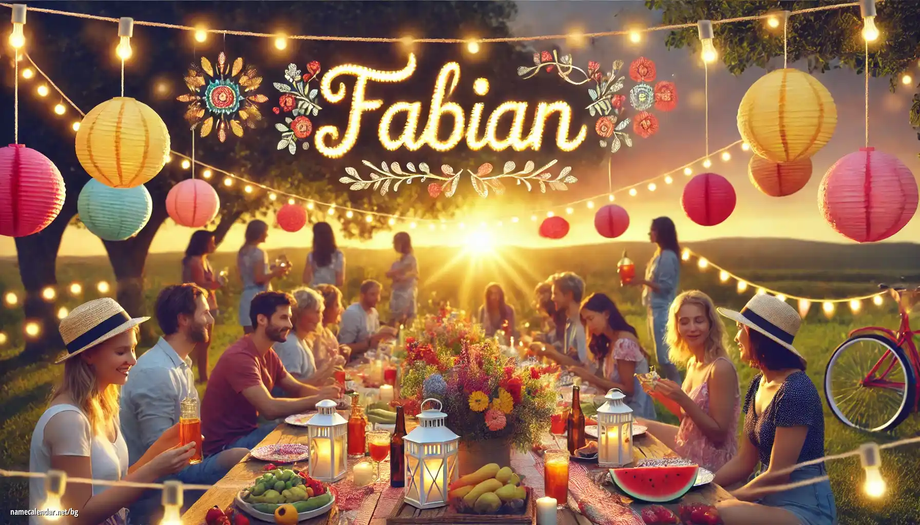 Празнуване на имен ден и име - Fábián