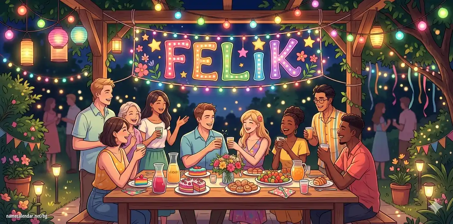 Празнуване на имен ден и име - Felik