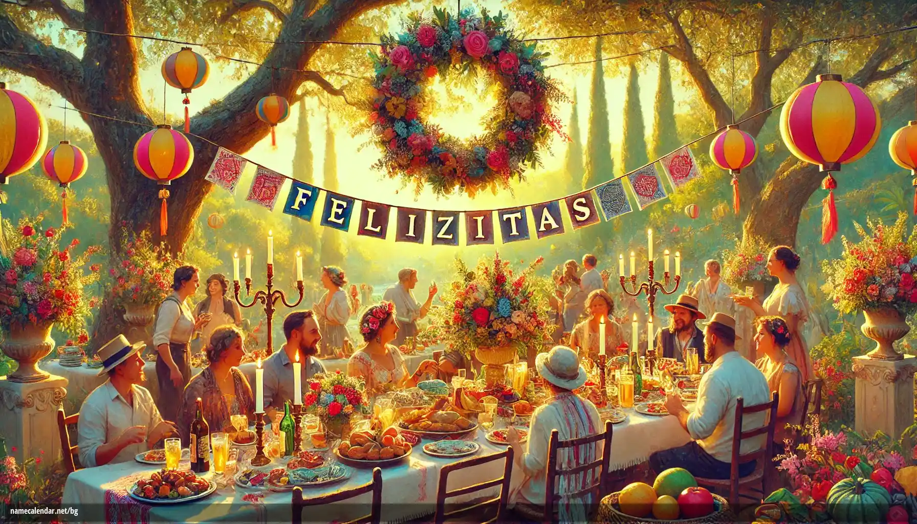 Празнуване на имен ден и име - Felizitas