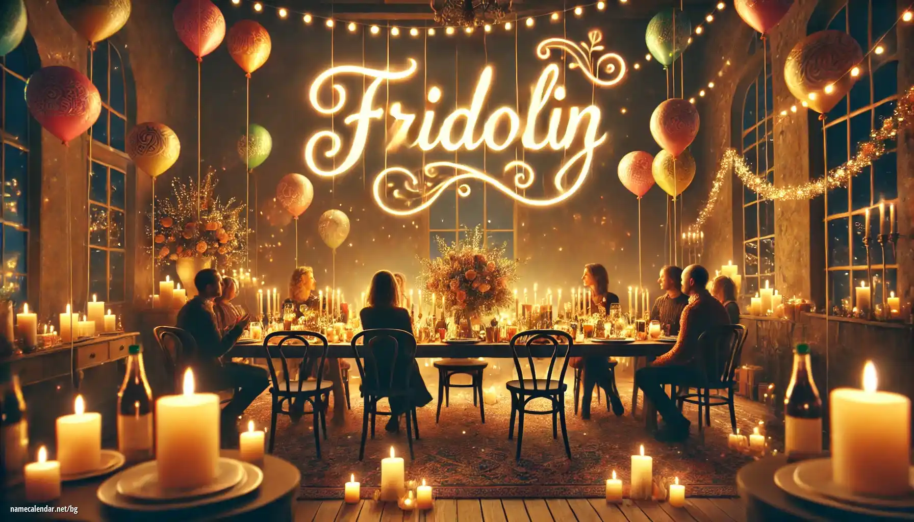 Празнуване на имен ден и име - Fridolin