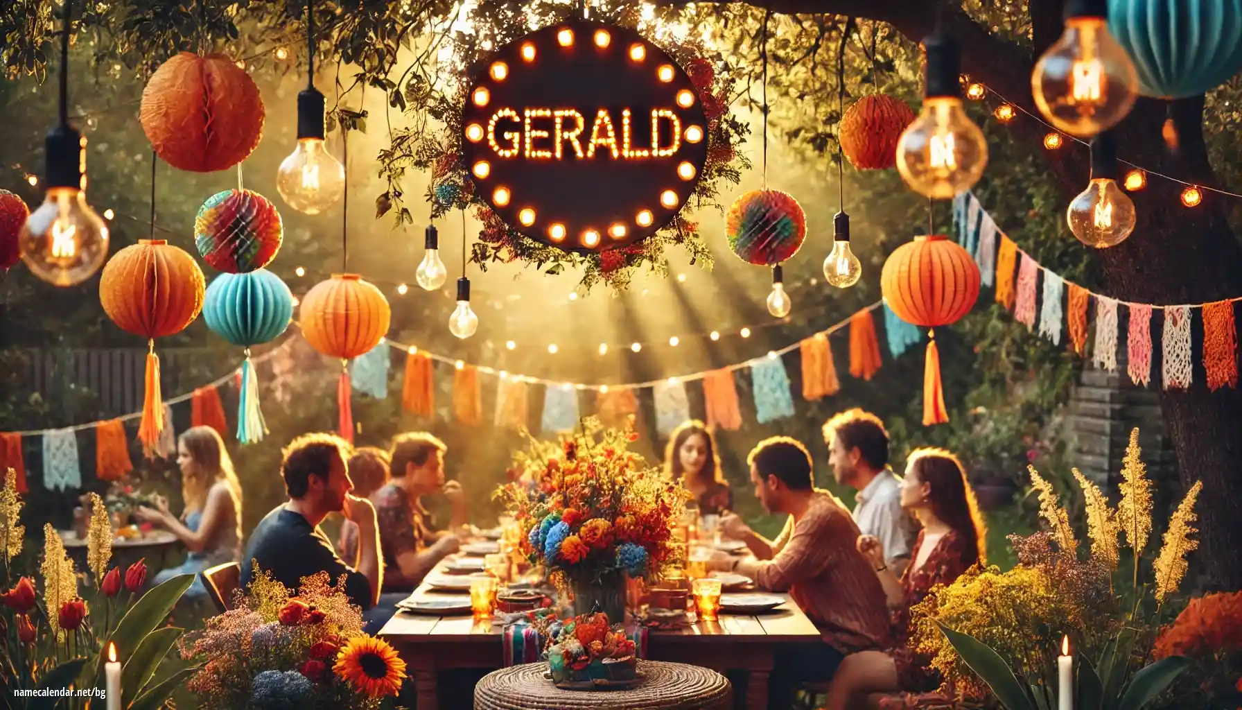 Празнуване на имен ден и име - Gérald