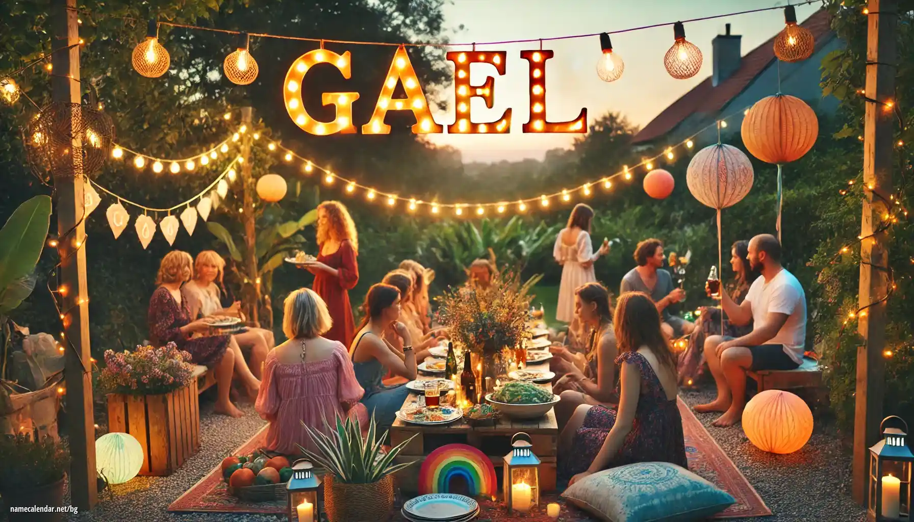 Празнуване на имен ден и име - Gaël