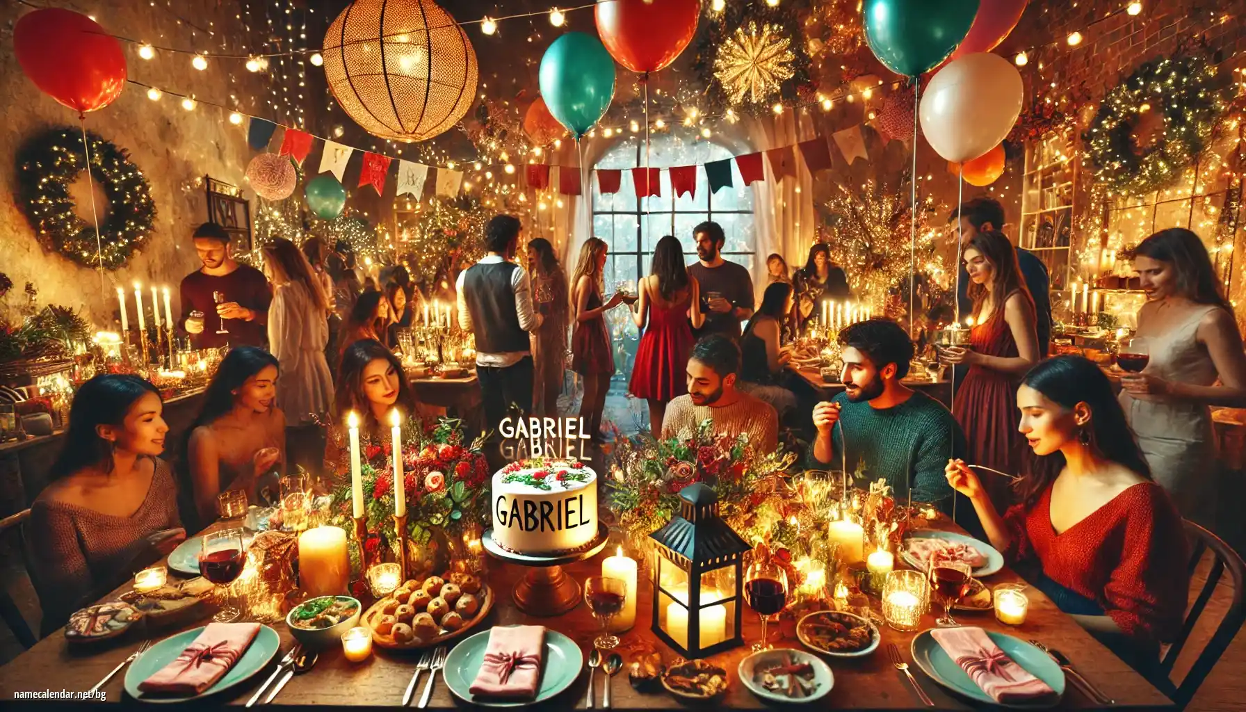 Празнуване на имен ден и име - Gabriel