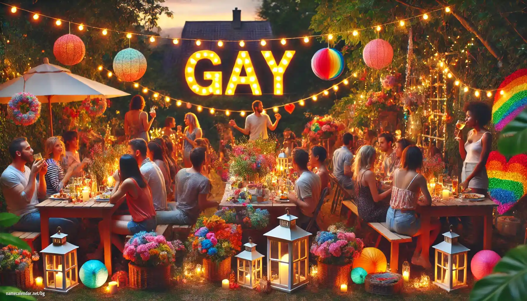 Празнуване на имен ден и име - Gay