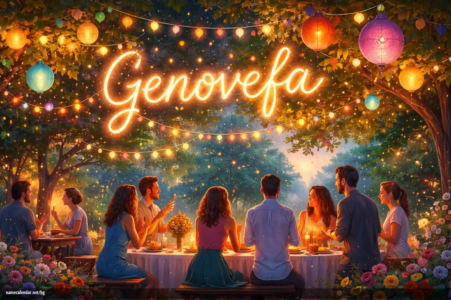 Празнуване на имен ден и име - Genovefa