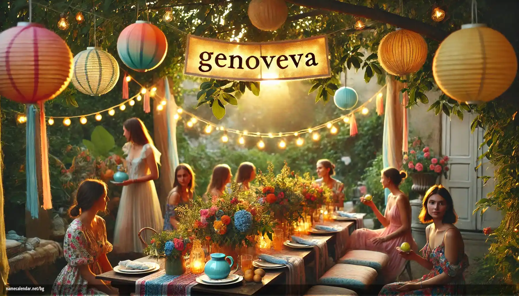 Празнуване на имен ден и име - Genoveva