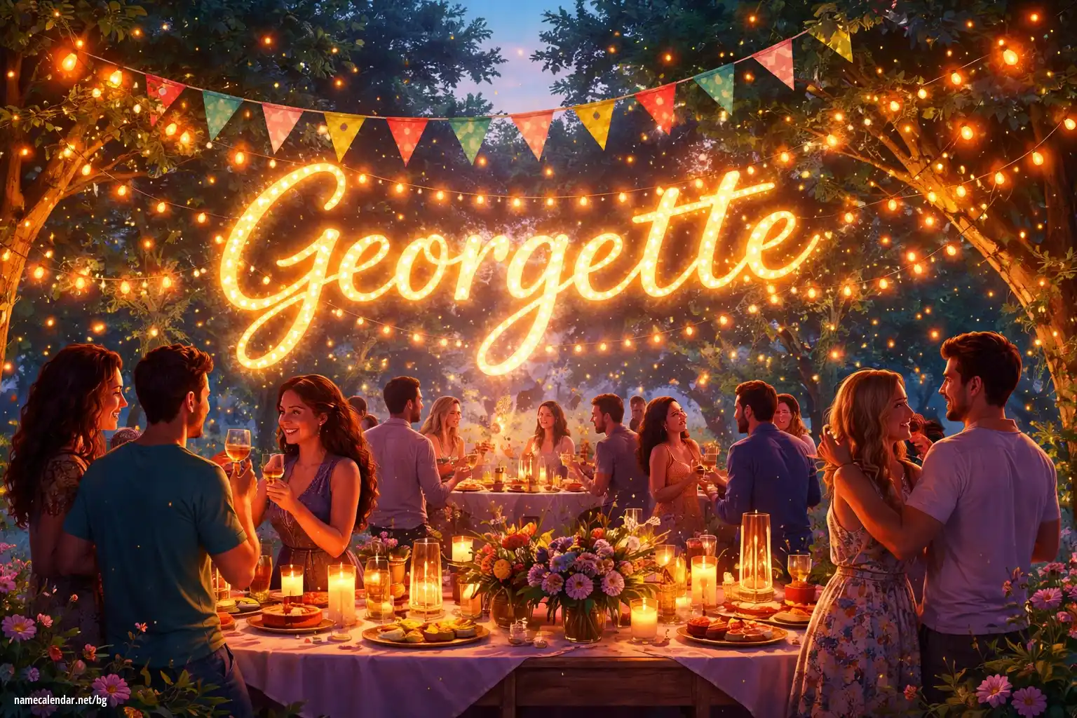 Празнуване на имен ден и име - Georgette