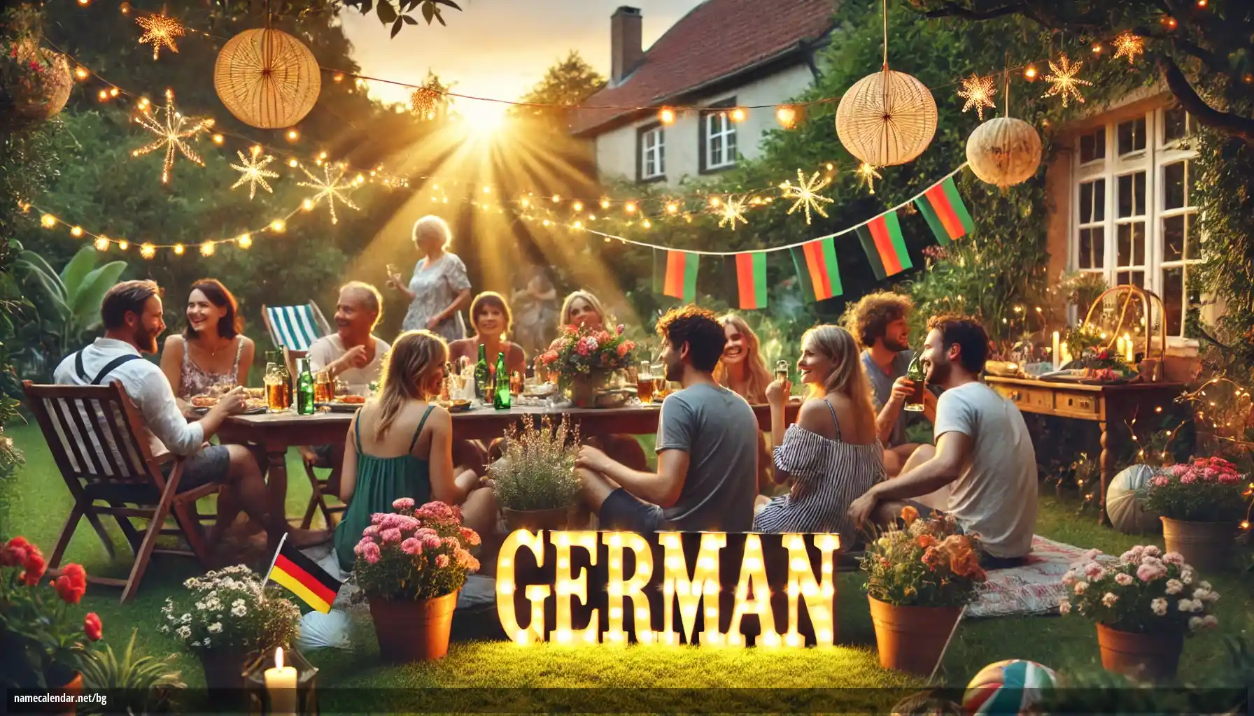 Празнуване на имен ден и име - Germán