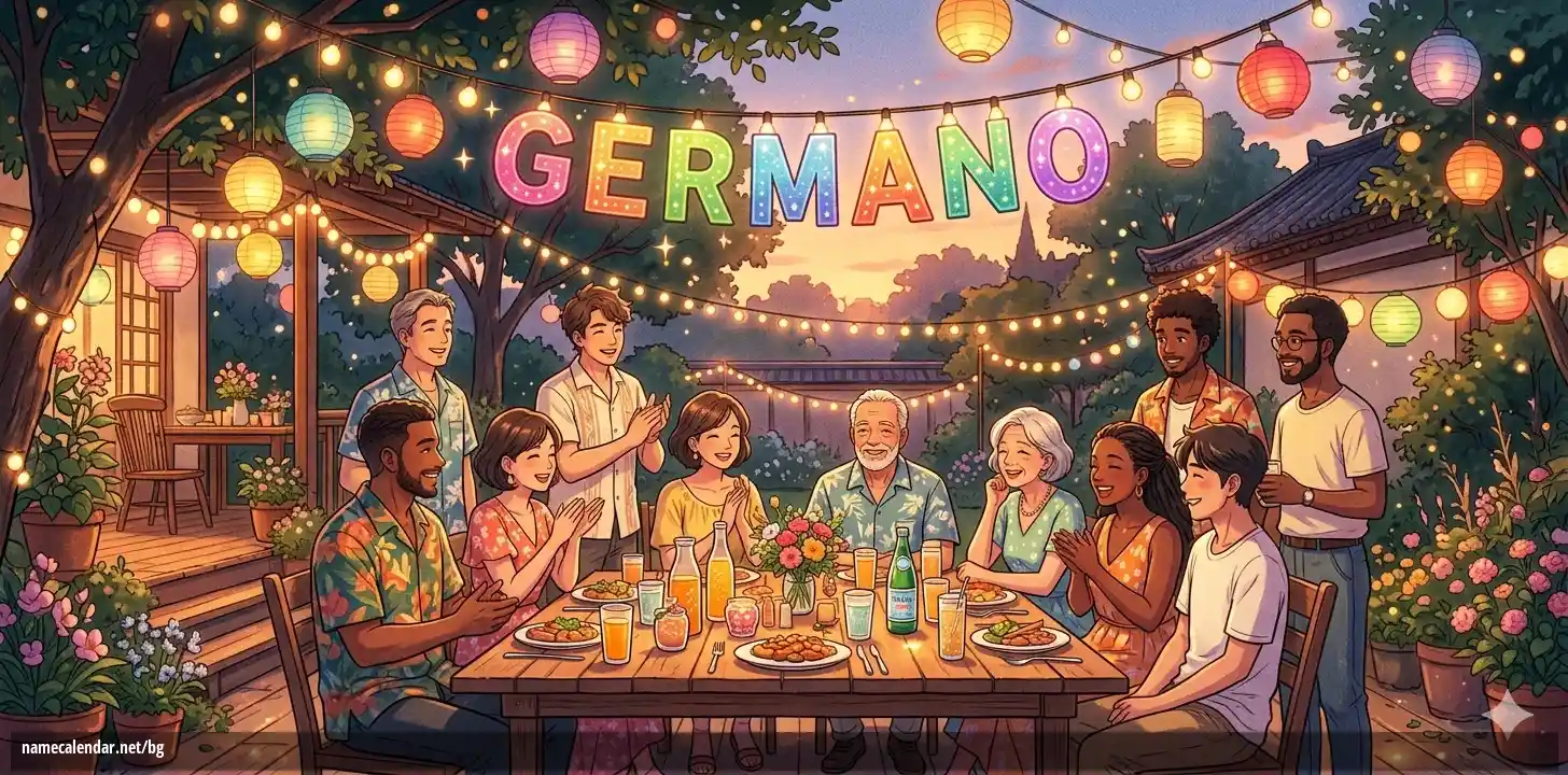 Празнуване на имен ден и име - Germano
