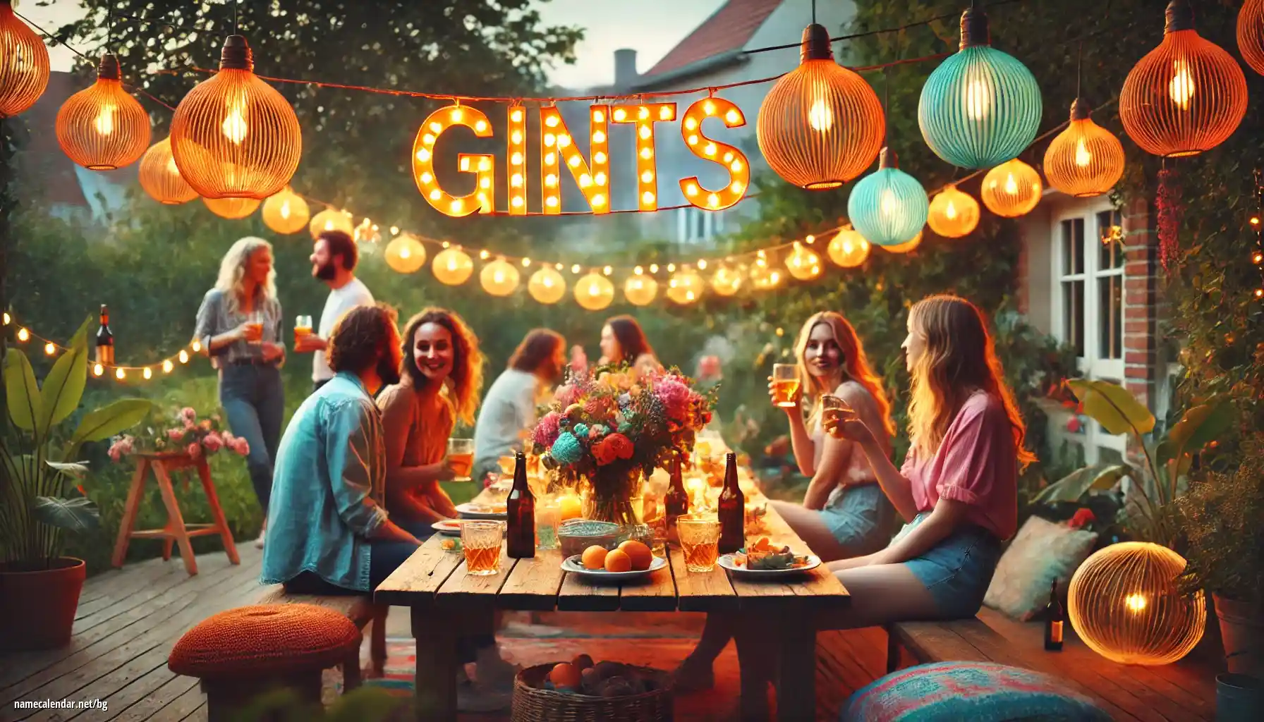 Празнуване на имен ден и име - Gints