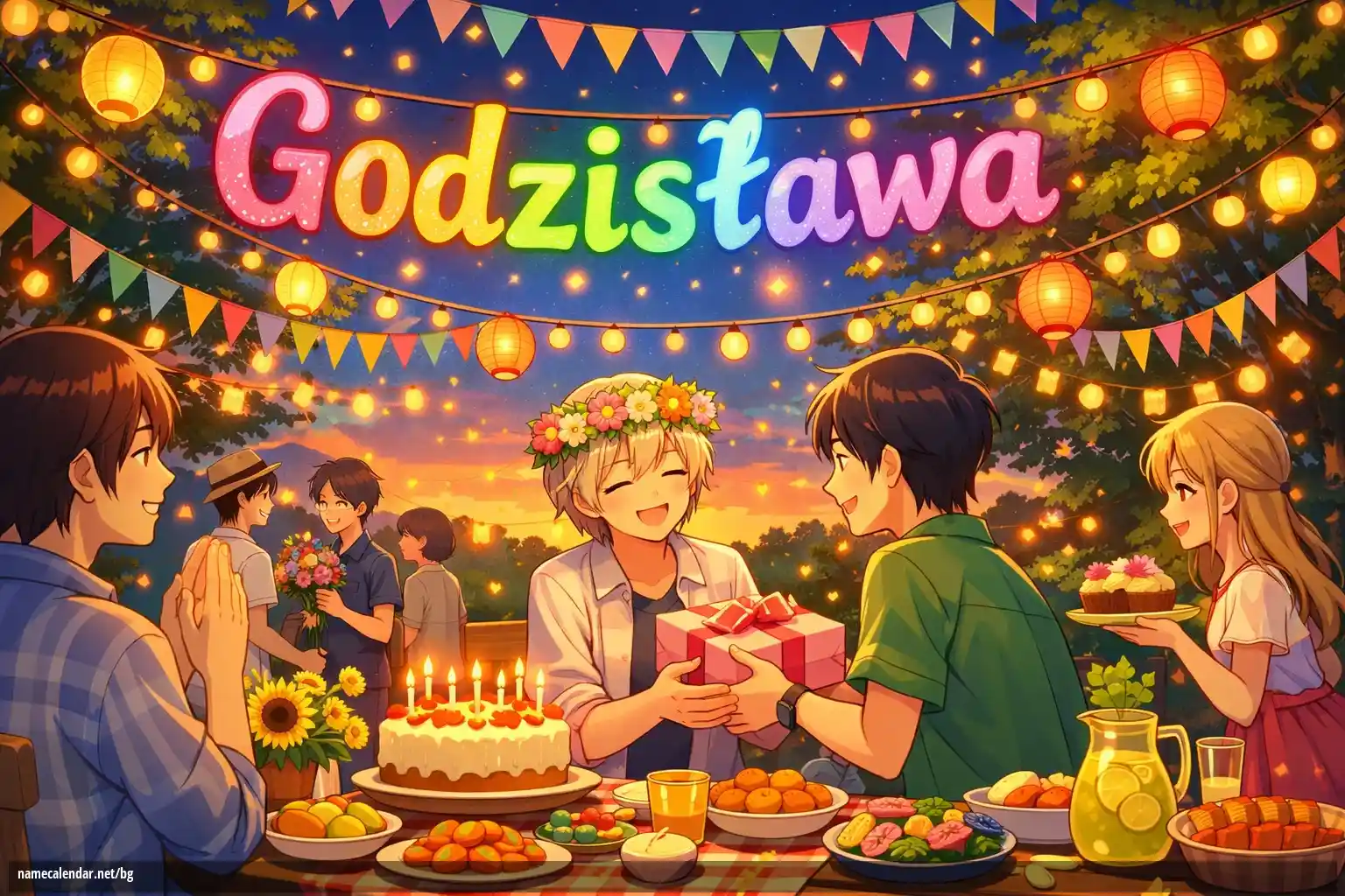 Празнуване на имен ден и име - Godzisława