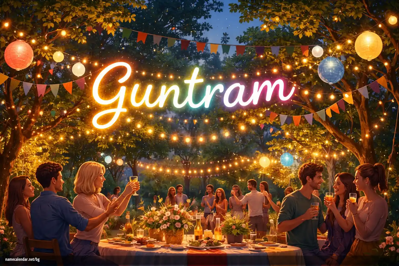 Празнуване на имен ден и име - Guntram