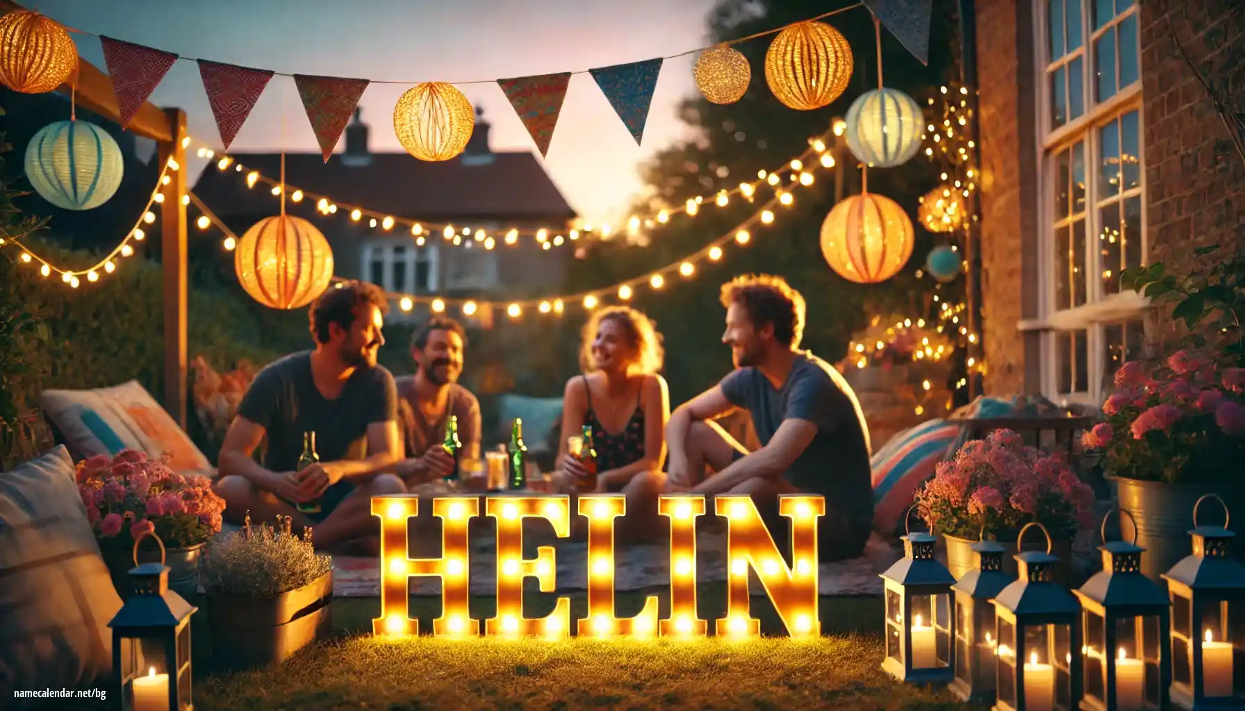 Празнуване на имен ден и име - Helin