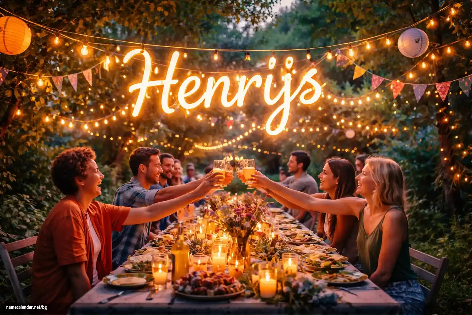 Празнуване на имен ден и име - Henrijs