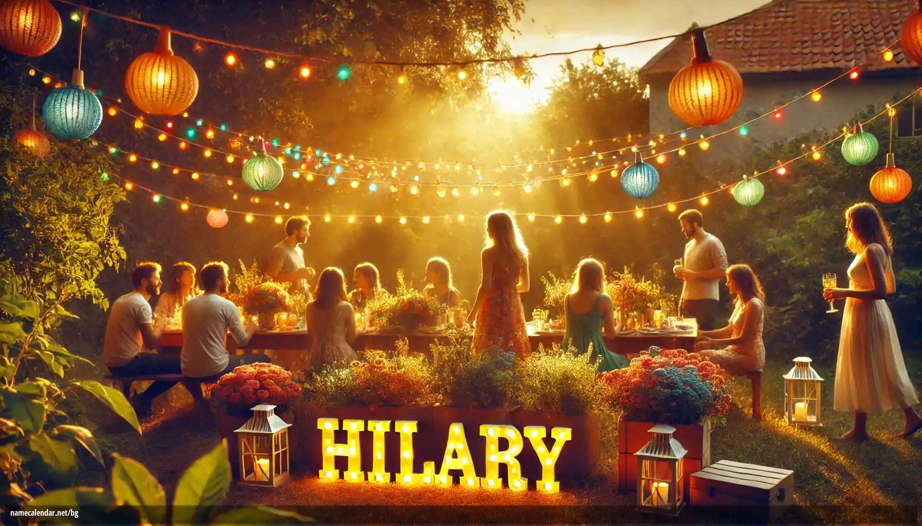 Празнуване на имен ден и име - Hilary