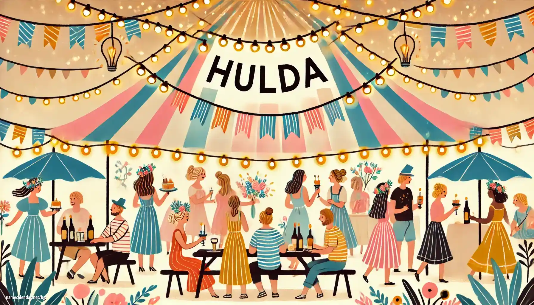 Празнуване на имен ден и име - Hulda