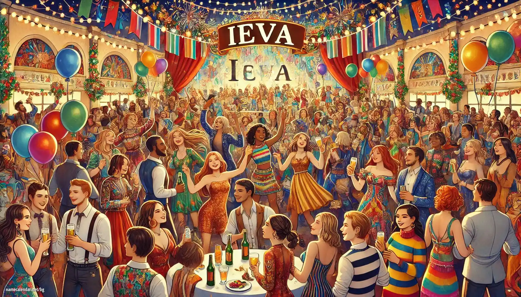 Празнуване на имен ден и име - Ieva