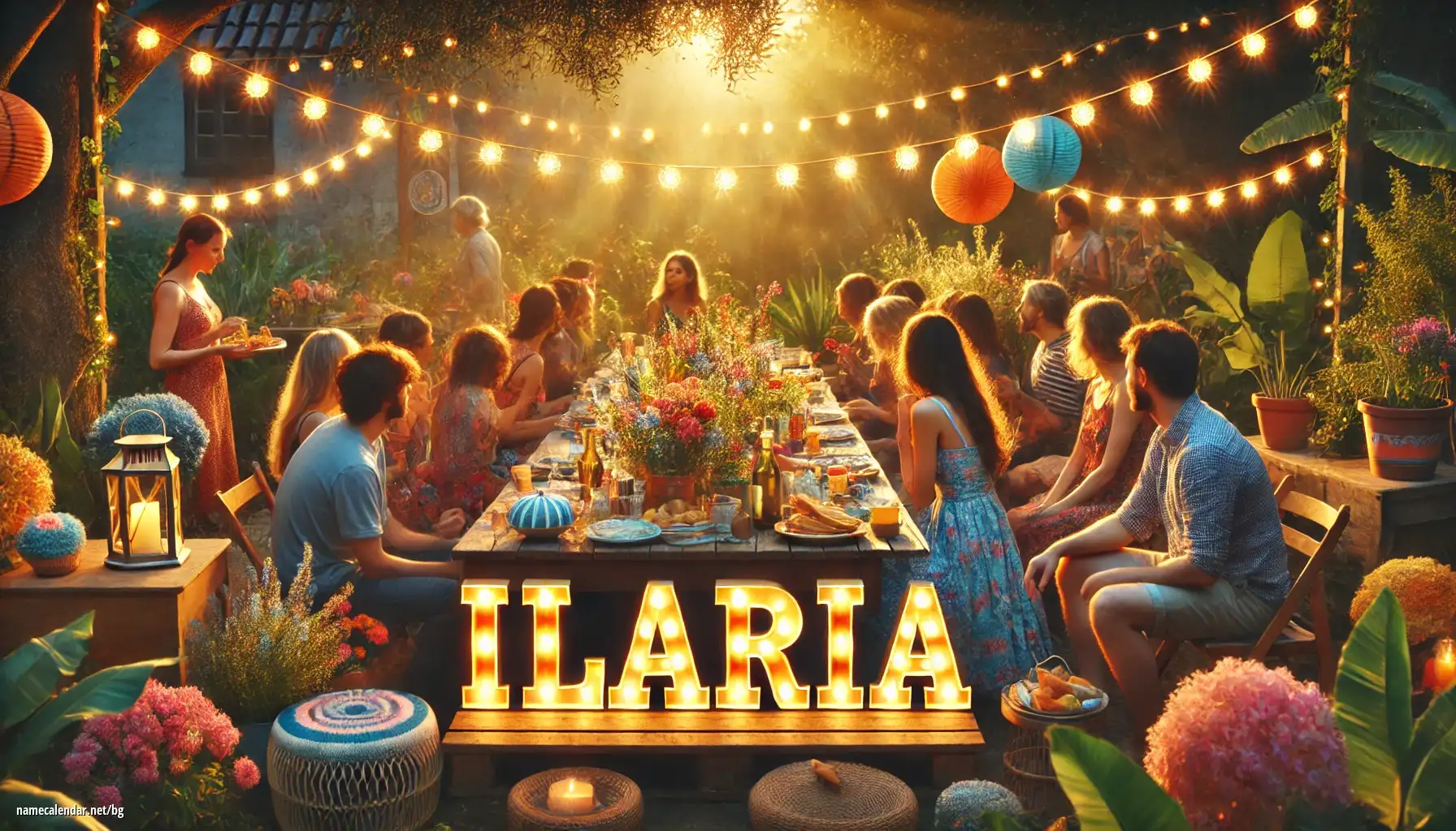 Празнуване на имен ден и име - Ilaria