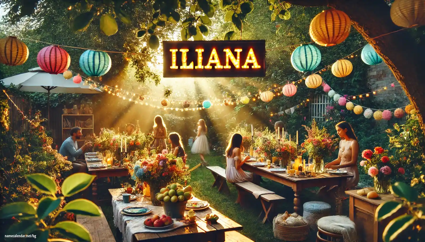 Празнуване на имен ден и име - Iliana