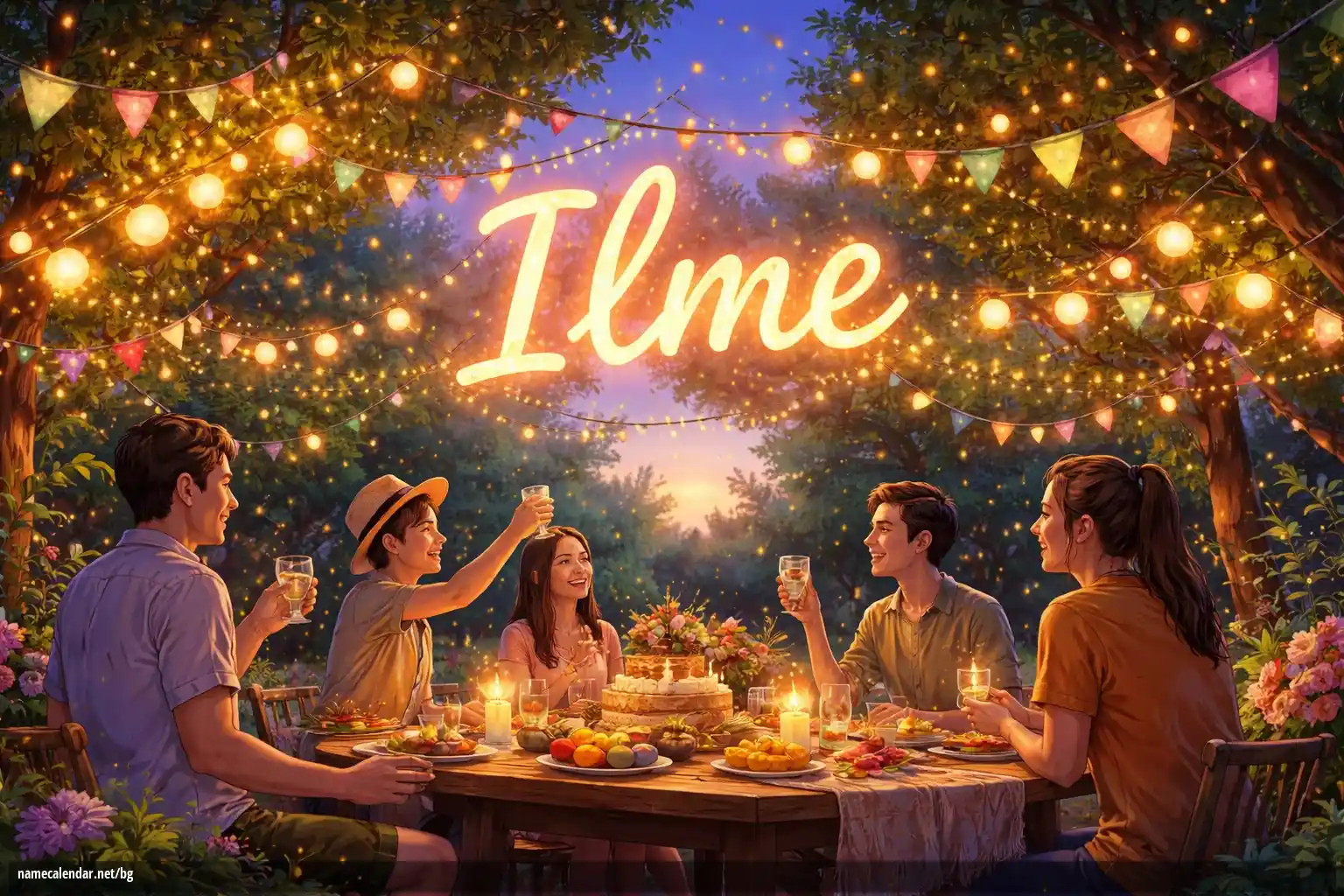 Празнуване на имен ден и име - Ilme