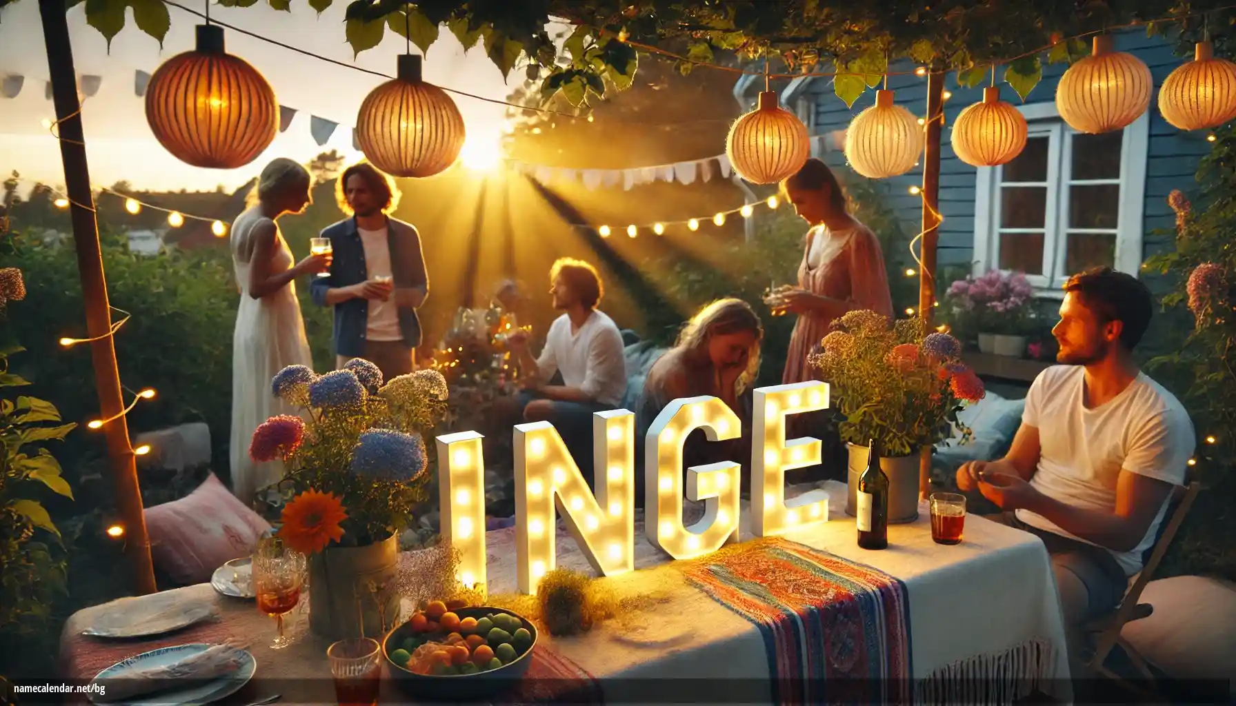 Празнуване на имен ден и име - Inge