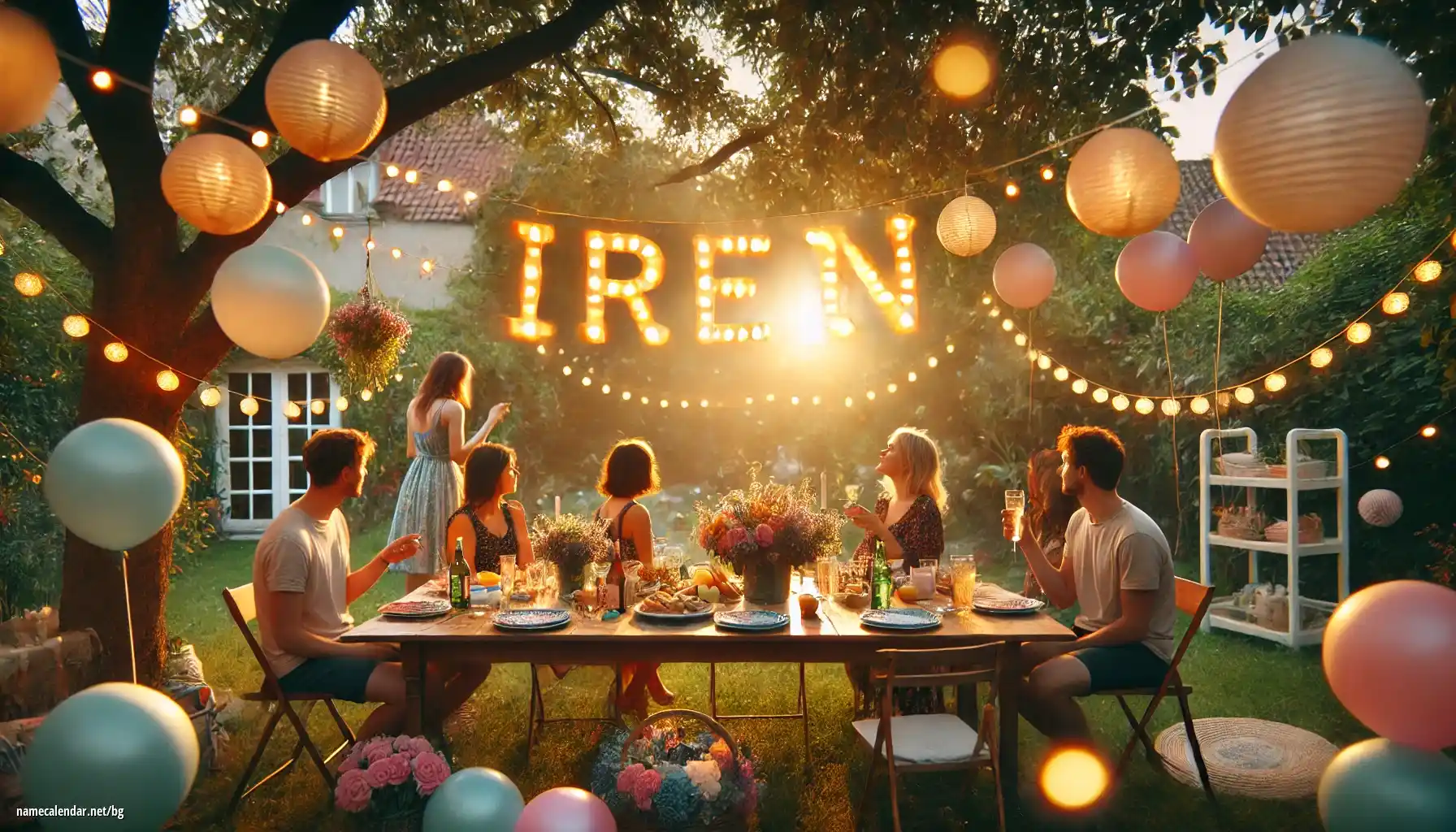 Празнуване на имен ден и име - Irén