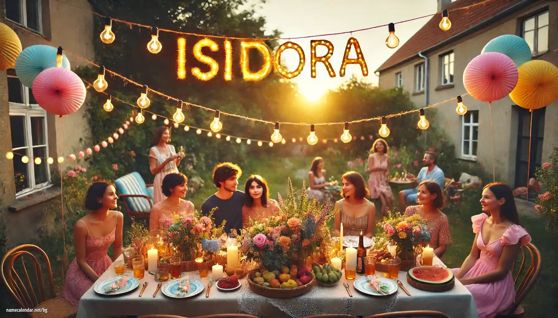 Празнуване на имен ден и име - Isidora