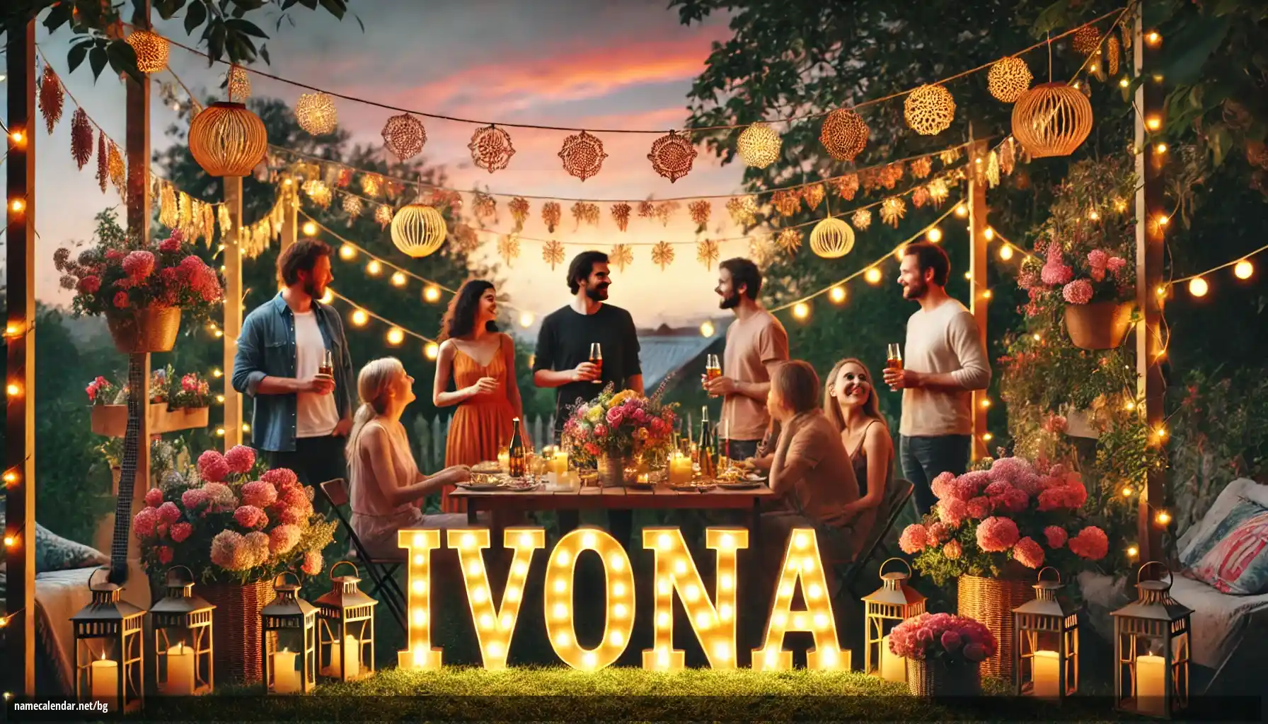 Празнуване на имен ден и име - Ivona