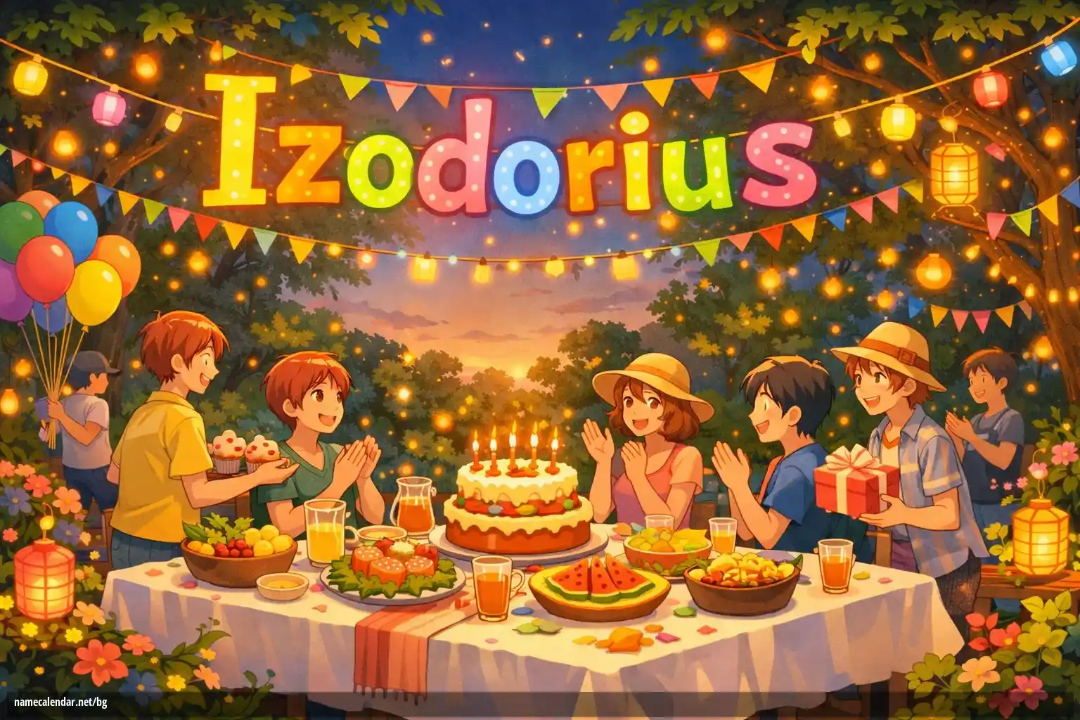 Празнуване на имен ден и име - Izodorius