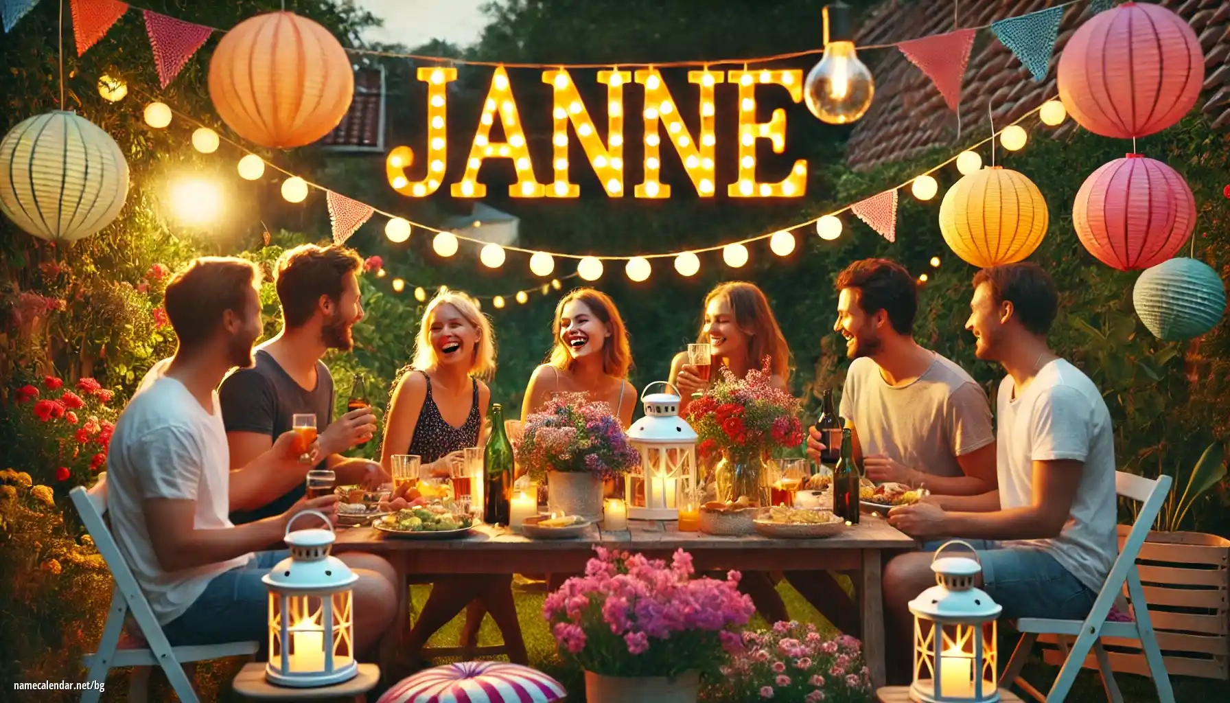 Празнуване на имен ден и име - Janne