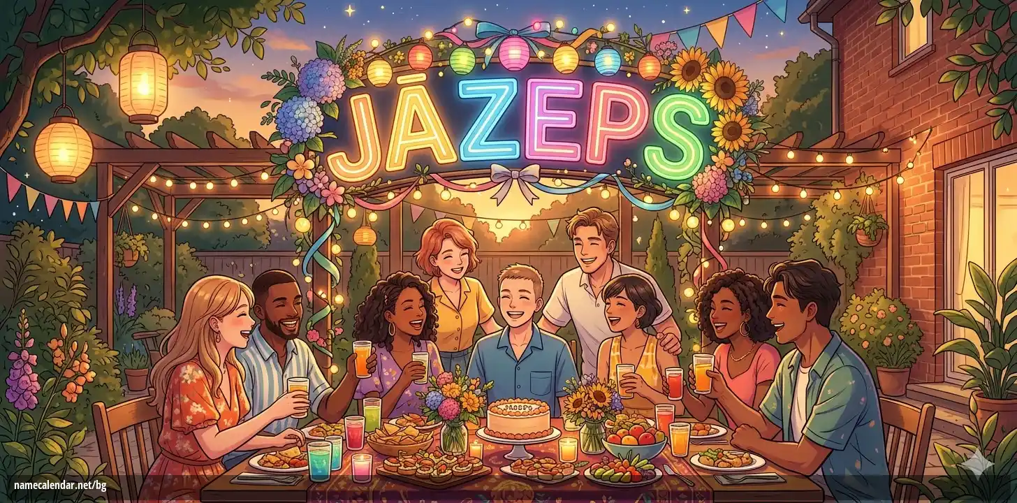 Празнуване на имен ден и име - Jazeps