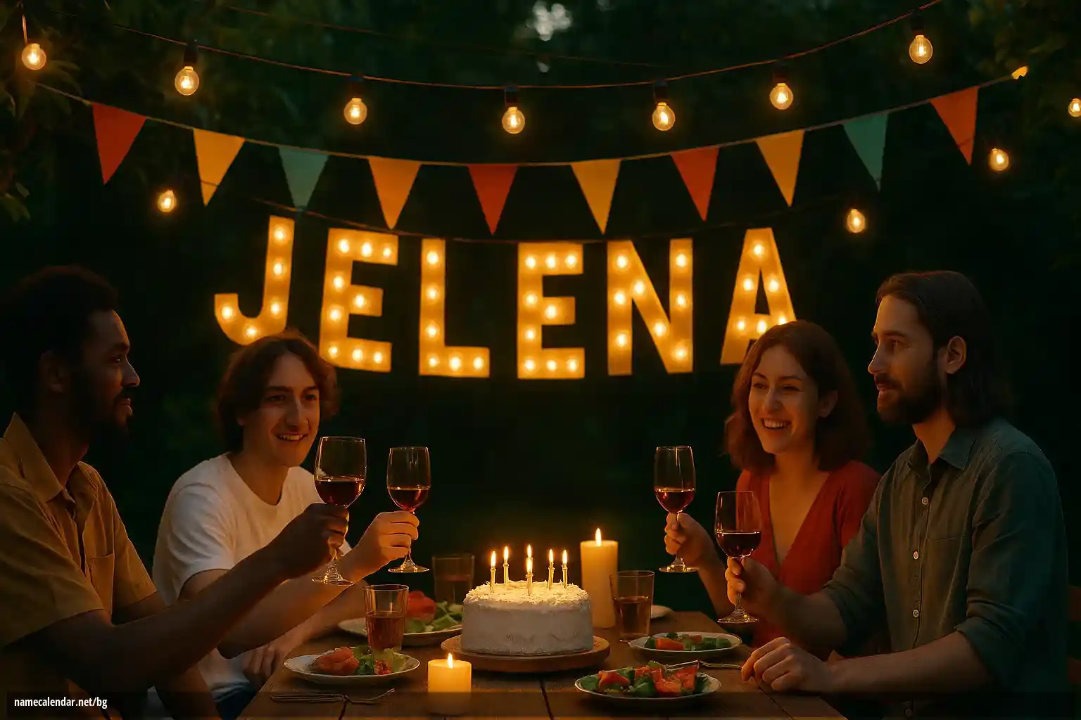 Празнуване на имен ден и име - Jelena