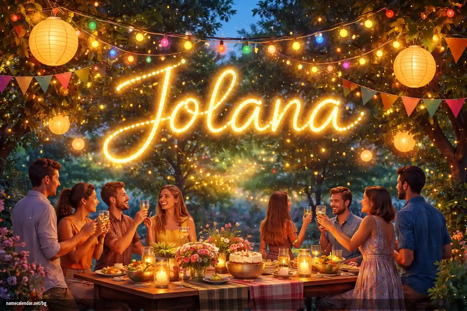 Празнуване на имен ден и име - Jolana