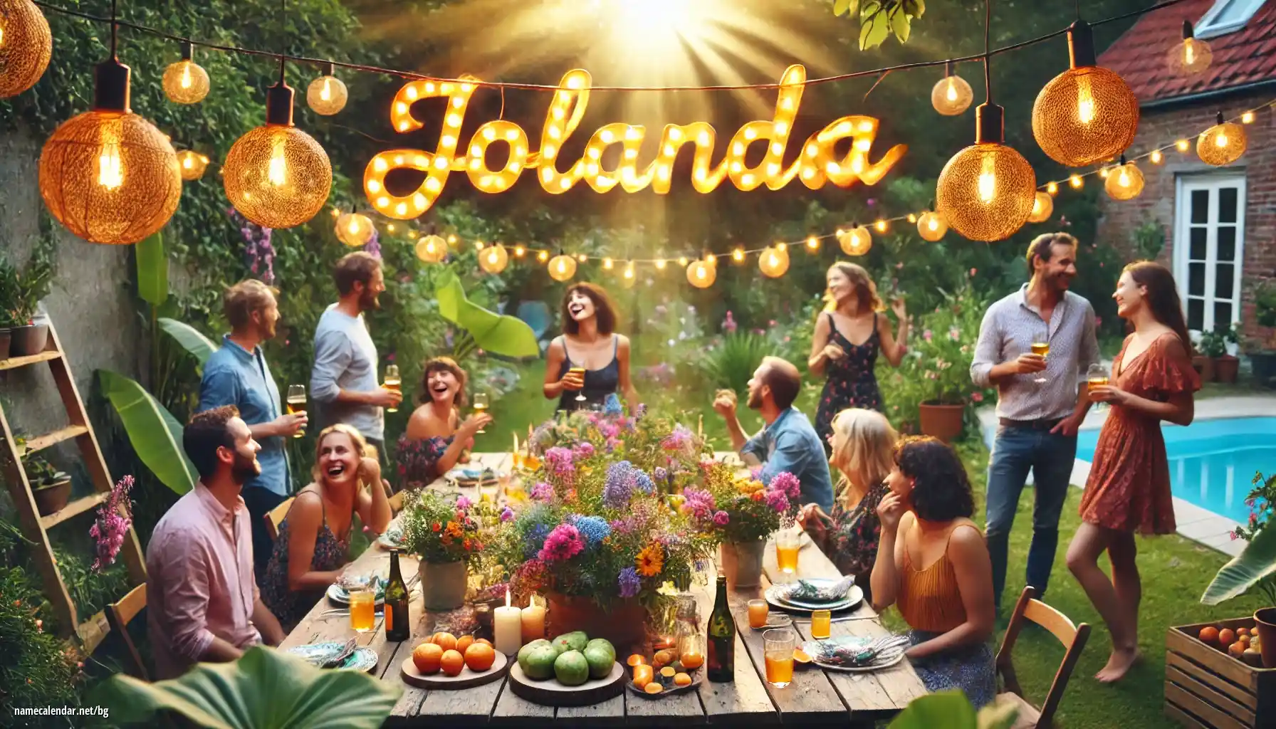 Празнуване на имен ден и име - Jolanda