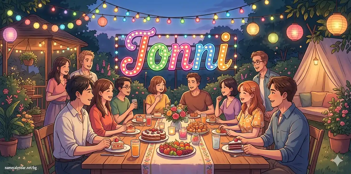 Празнуване на имен ден и име - Jonni