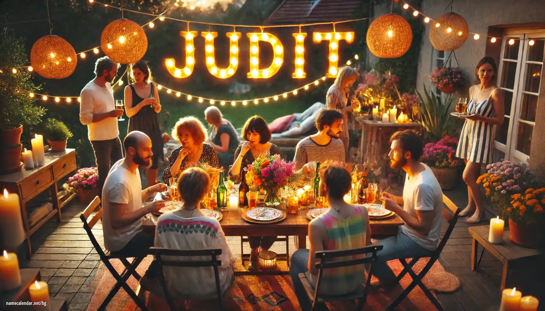 Празнуване на имен ден и име - Judit